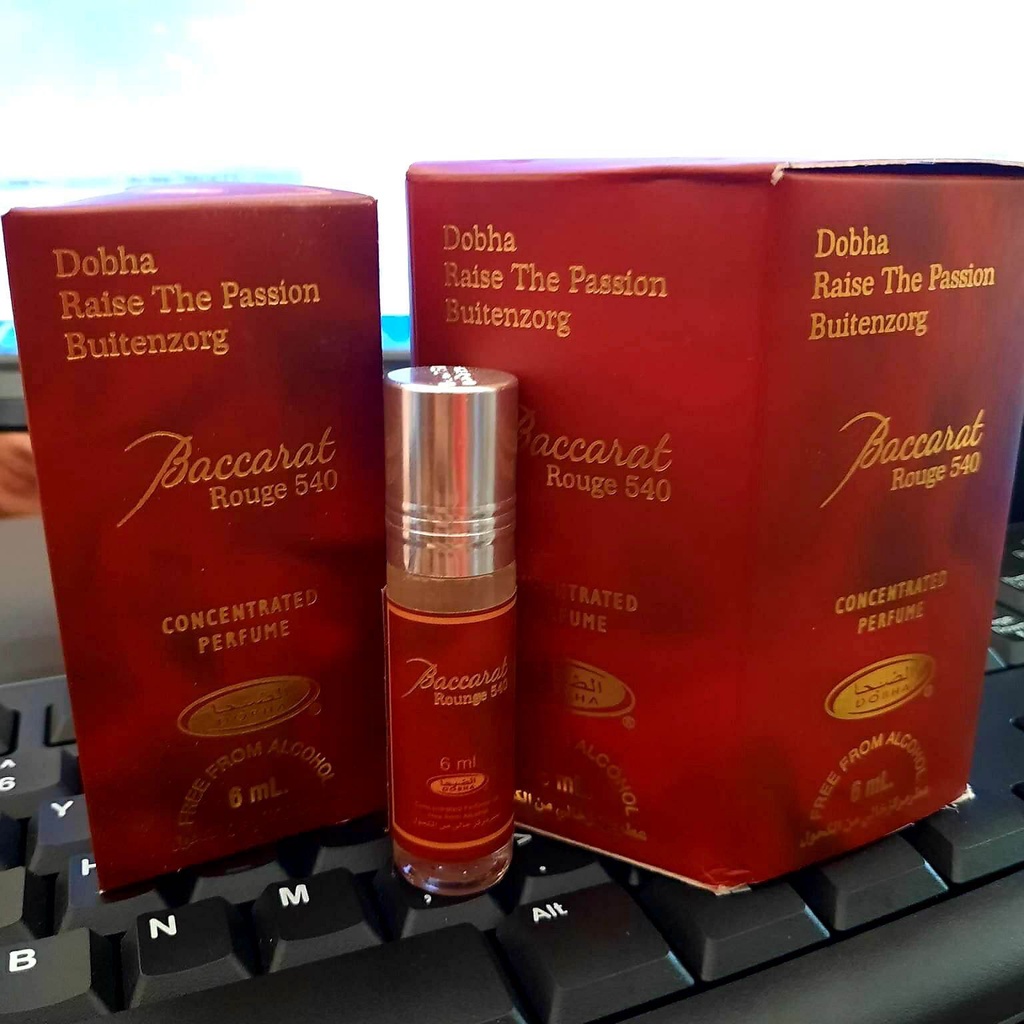 BACCARAT Parfum DOBHA Kemasan 6ml Minyak Wangi Roll On Non Alkohol