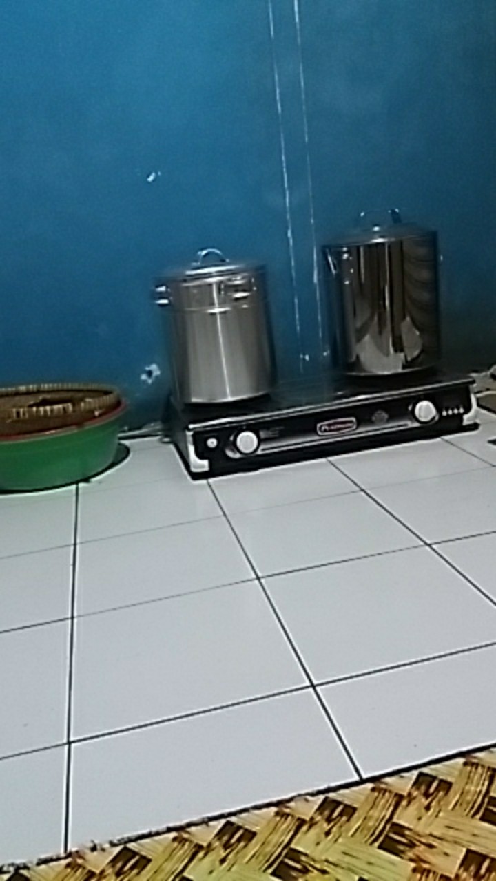 Tong Panci Cuanki Baso Dandang Buleng Sekat Alumunium Sarang Kukus Setengah