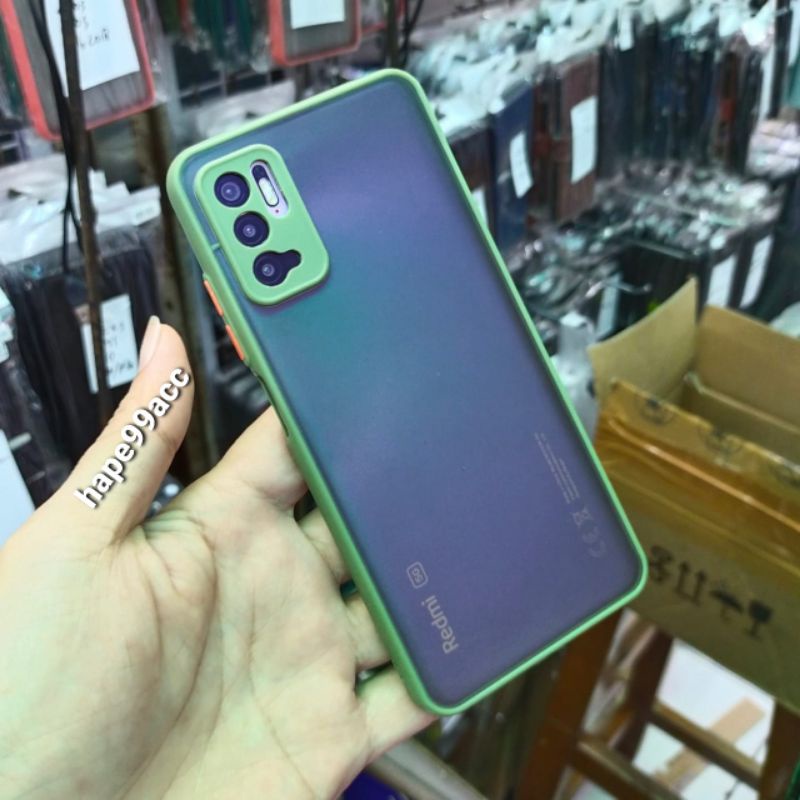 Poco M3 Pro 5G case fuze dove doff matte colour warna