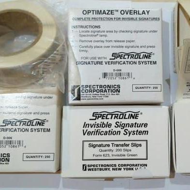 

Spectroline Overlay + Invisible signature set 2Pcs