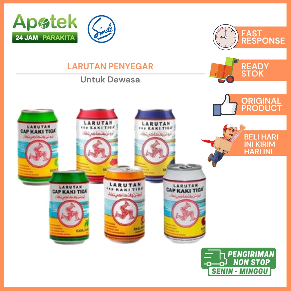 

Larutan Penyegar Cap Badak Rasa Apel/ Anggur/ Jeruk/ Leci/ Strawberry/ Jambu