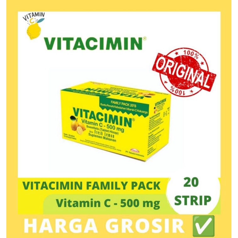 VITACIMIN 500MG FAMILY PACK - ISI 20 TABLET