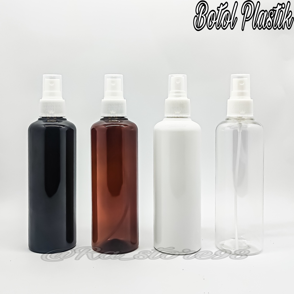 Botol 250ml SPRAY Putih Botol 250ML Varian Warna Tutup SPRAY Putih