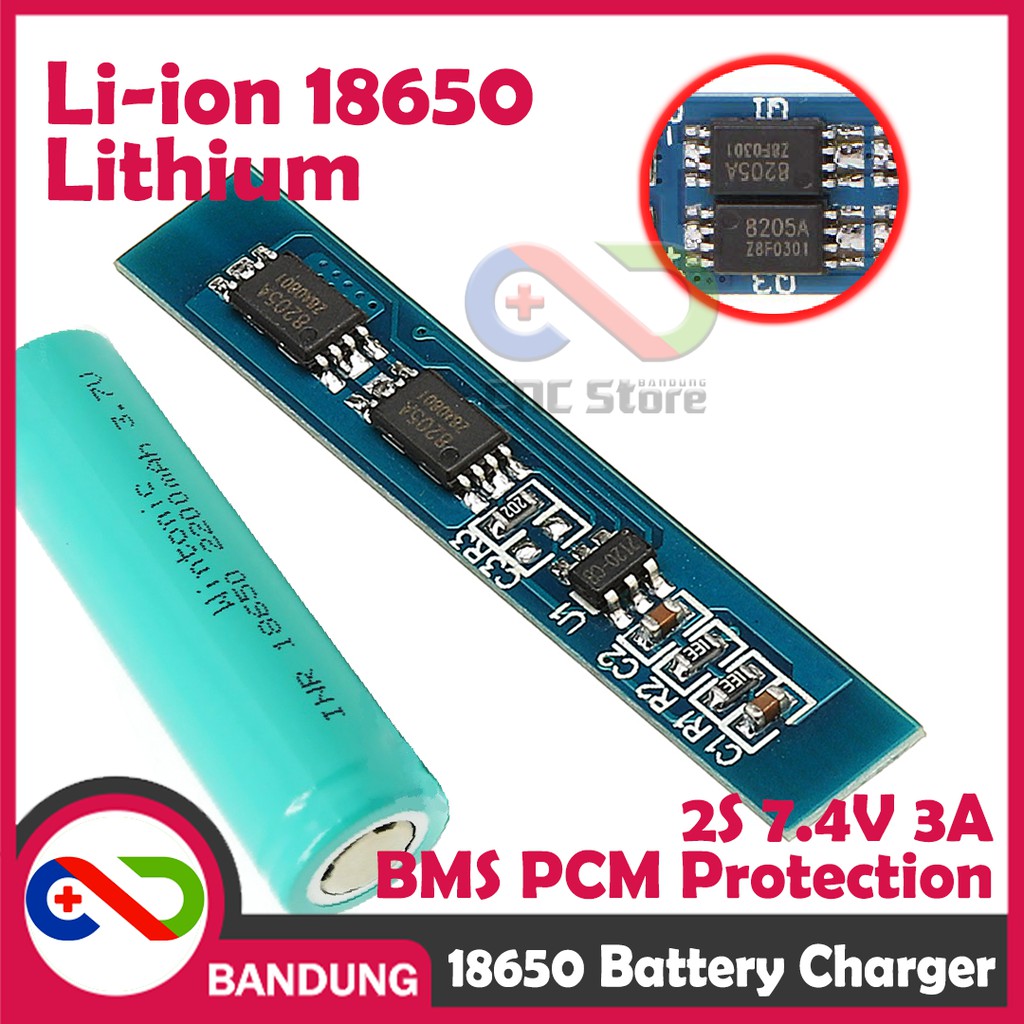 2S 3A 7.4V 8.4V 18650 LI-ION LITHIUM BATTERY CHARGER BMS PCM PROTECTION