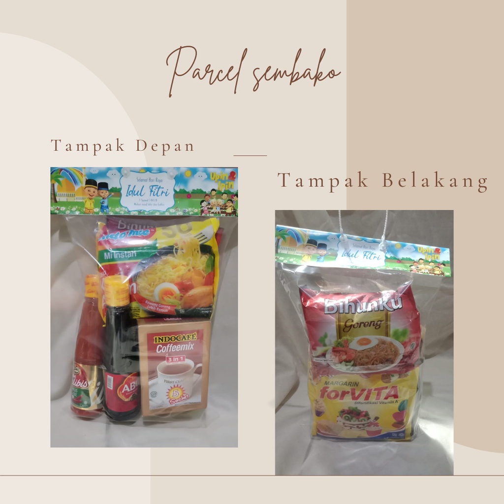 

Parcel Lebaran Sembako Exklusif / Hampers Idul Fitri Sembako Tipe 4