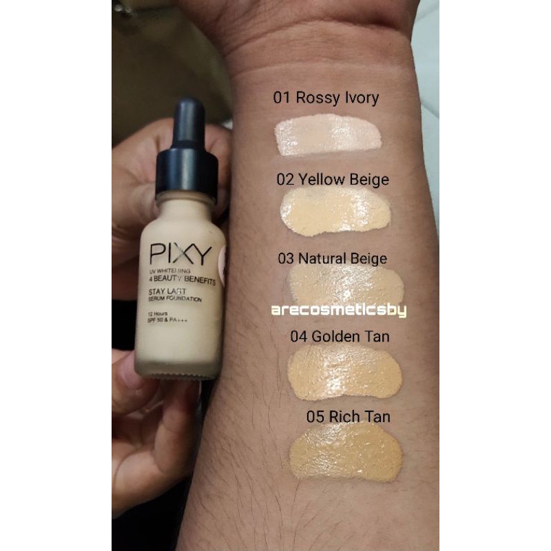 ✨LACIKOSME✨ PIXY 4 BEAUTY BENEFITS STAY LAST - SERUM FOUNDATION SPF 50 PA +++ BB CREAM