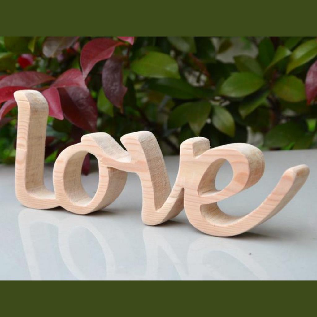 Tulisan Kayu Custom / Tulisan Nama Kayu Timbul Custom Tulisan Kayu Dekorasi / Hiasan Dinding