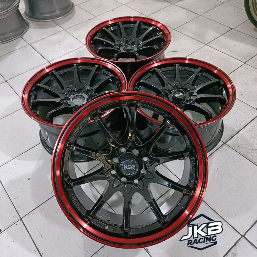 Velg Mobil Murah Ring 17 Baut 4 HIROSHIMA HSR R17X8-9 8X100-114,3 ET30