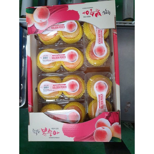 

Buah Peach Korea Premium | Buah Persik Premium Import Korea 1box kemasan Pack