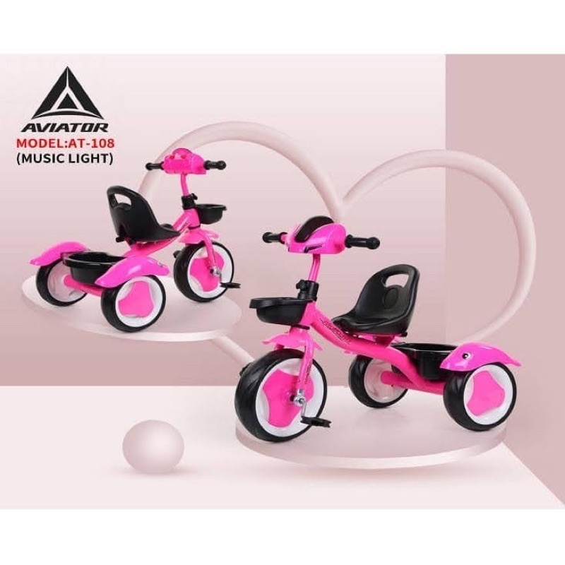 Sepeda Anak 3 Roda Sepeda Tiga Roda Tricycle Anak Aviator 108