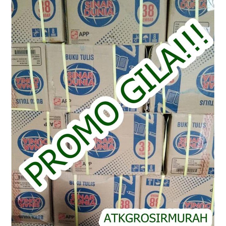 

BARU KHUSUS GOSEND INSTANT!! Buku Tulis Sidu 38 Lembar