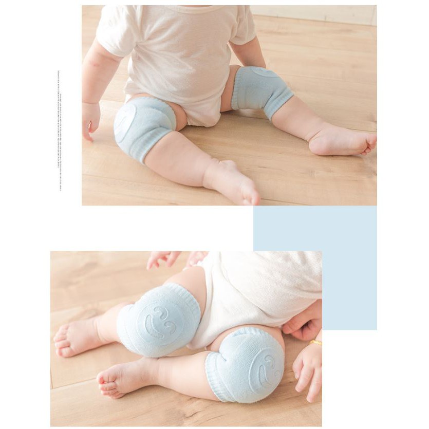 Pelindung Lutut Smiley untuk Bayi - Knee Protector - Baby Knee Pads - Pelindung Lutut Bayi Merangkak