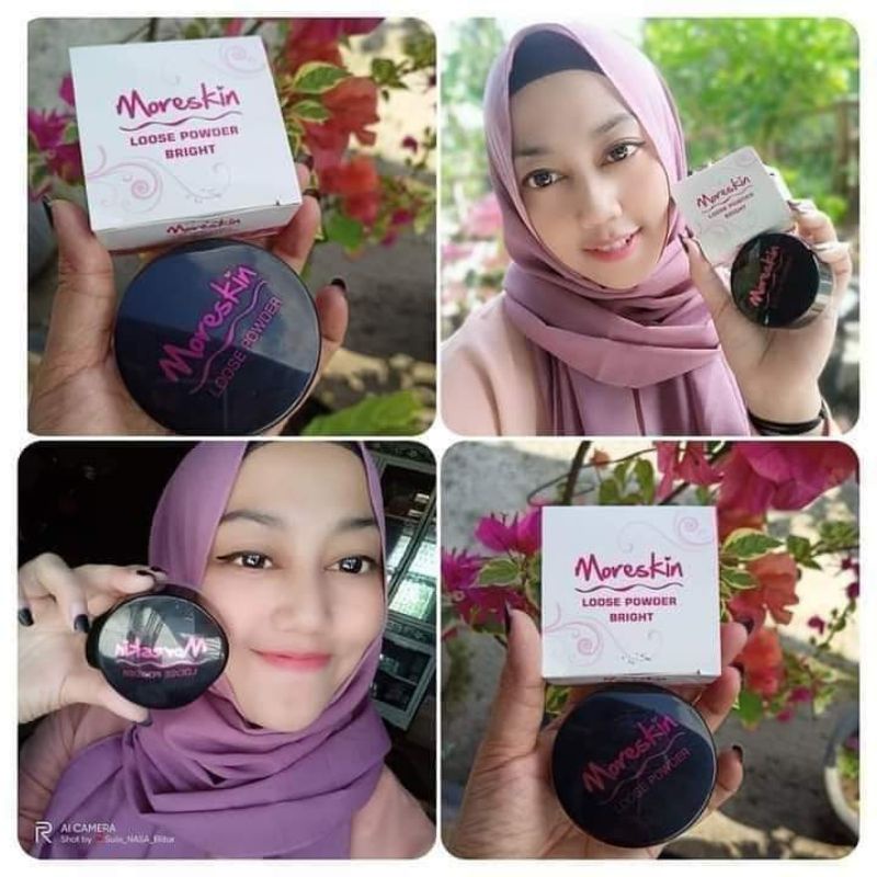 Bedak Tabur Moreskin Loose Powder Natural / Bedak Wajah / Agen Nasa Medan
