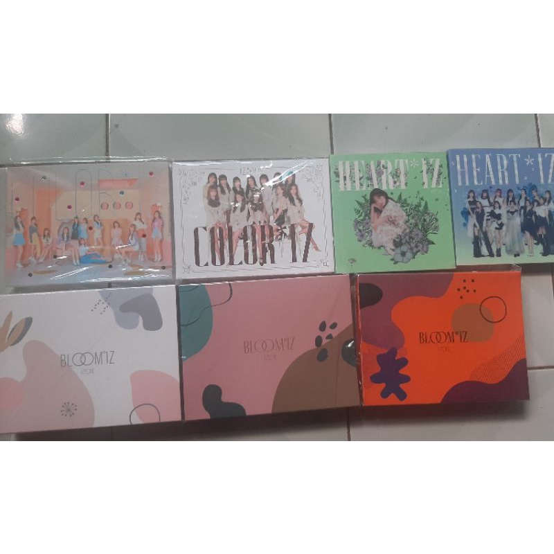 ALBUM ONLY IZONE COLORIZ HEARTIZ BLOOMIZ
