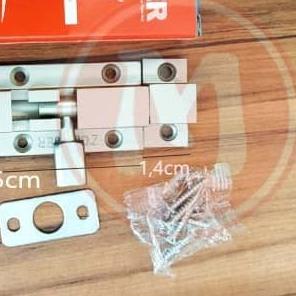 ۞ Slot Pintu Bulat 5cm / Grendel Pintu 2 inch Merk Z Gerber ☜