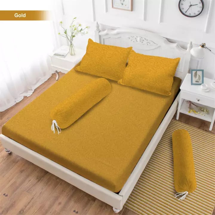 SEPREI POLOS EMBOS HIJAU LEMON, MAROON, NAVY, MUSTARD, ABU-ABU, PINK, LAVENDER UKURAN 180X200 ANTI LUNTUR