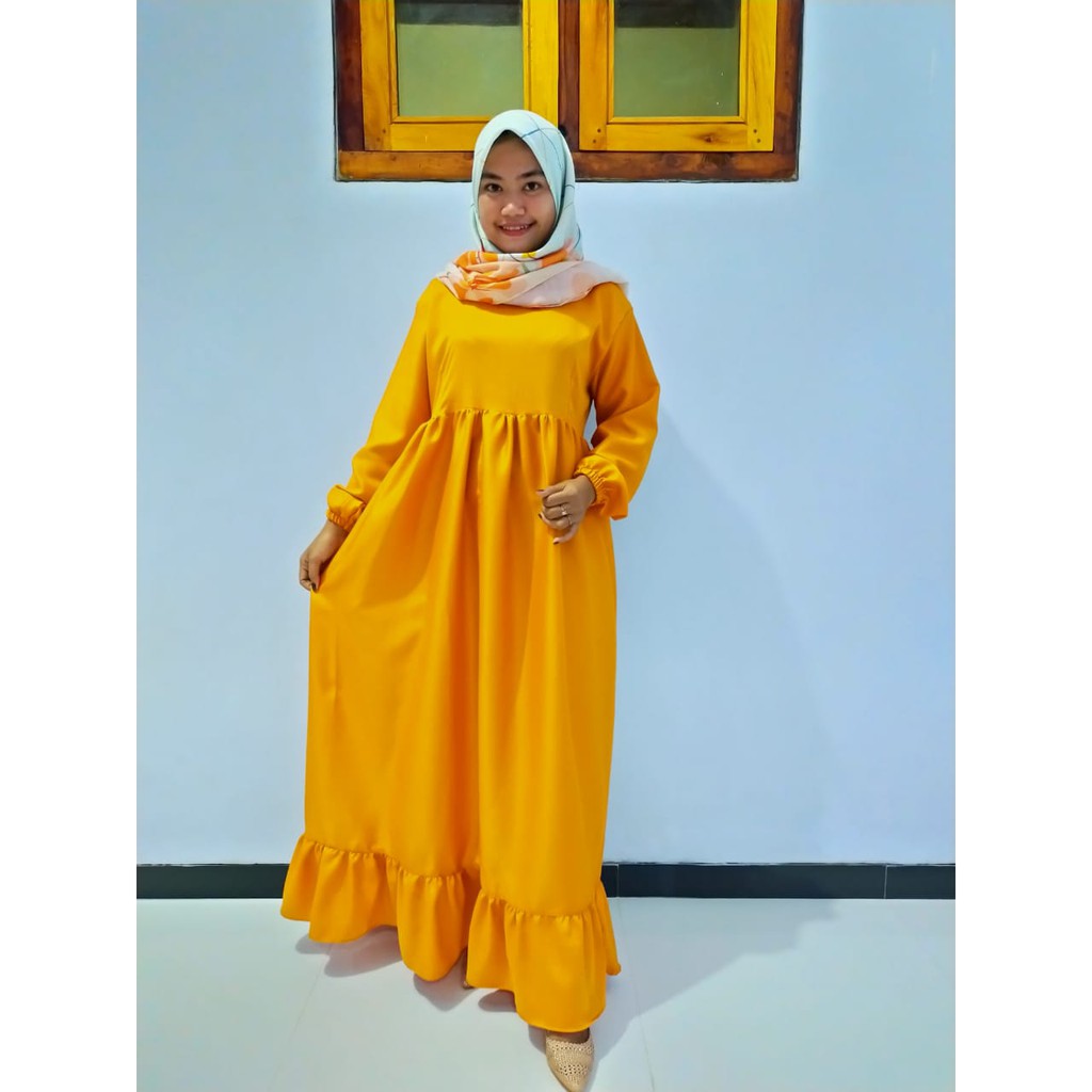 gamis moscrepe l Dress Moscrepe