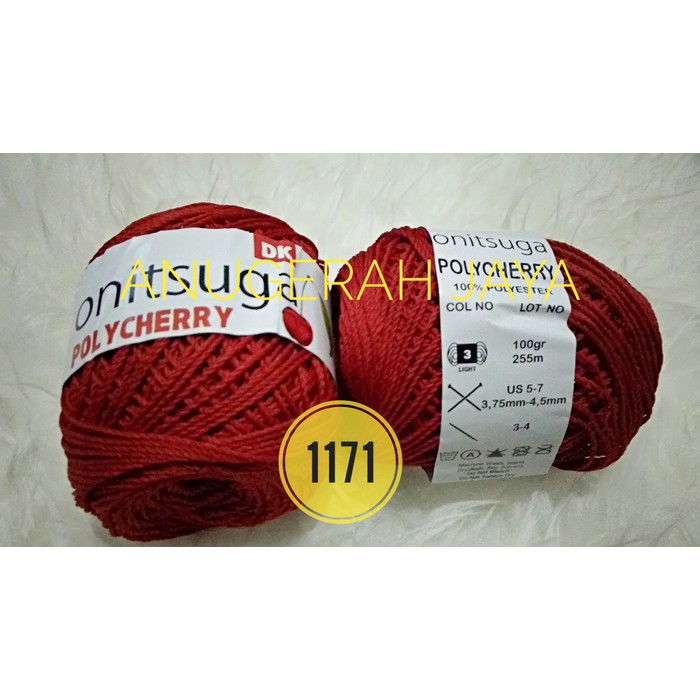 Benang Rajut Polycherry No 1171