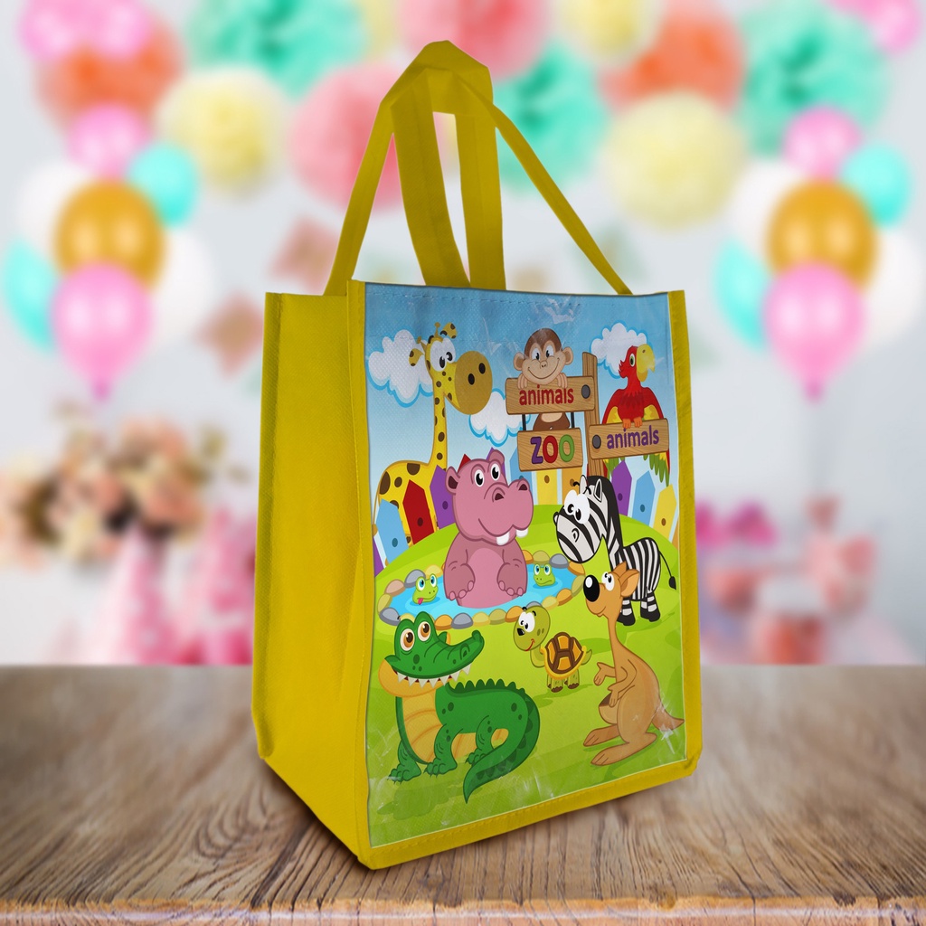 TAS ULTAH TERLARIS / TAS ULANG TAHUN / TAS READY STOK ANIMAL POTRAIT