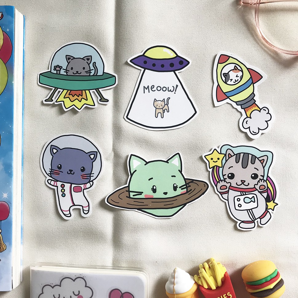 

Sticker Anti Air (waterproof) Seri Cute Animal Design by @asakecil