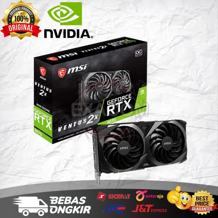 VGA MSI RTX 3070 Ventus 2X OC 8G GDDR6