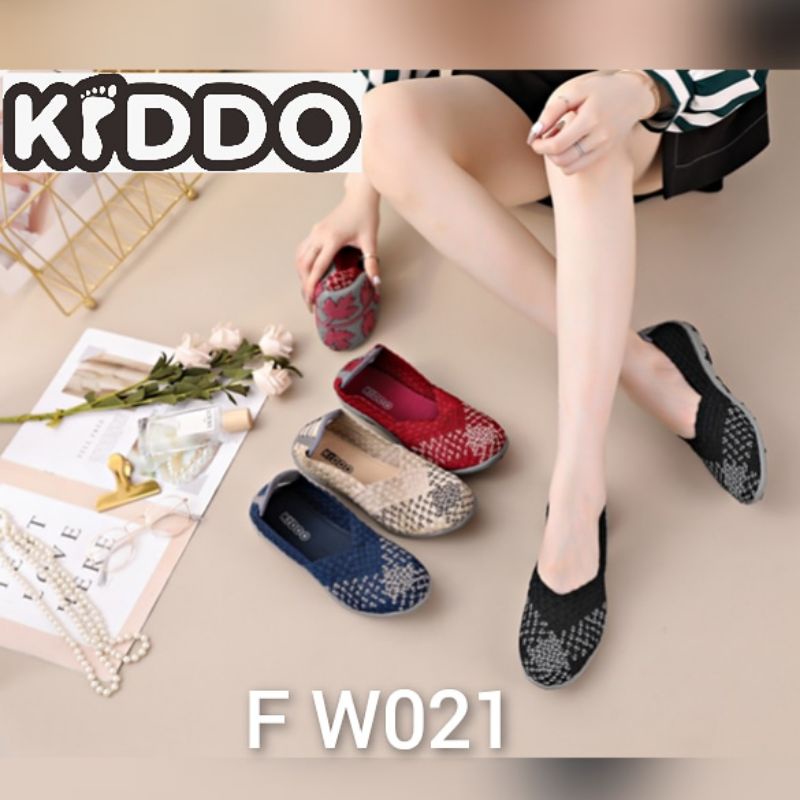 Sepatu Rajut KIDDO F 021 Flat ORIGINAL