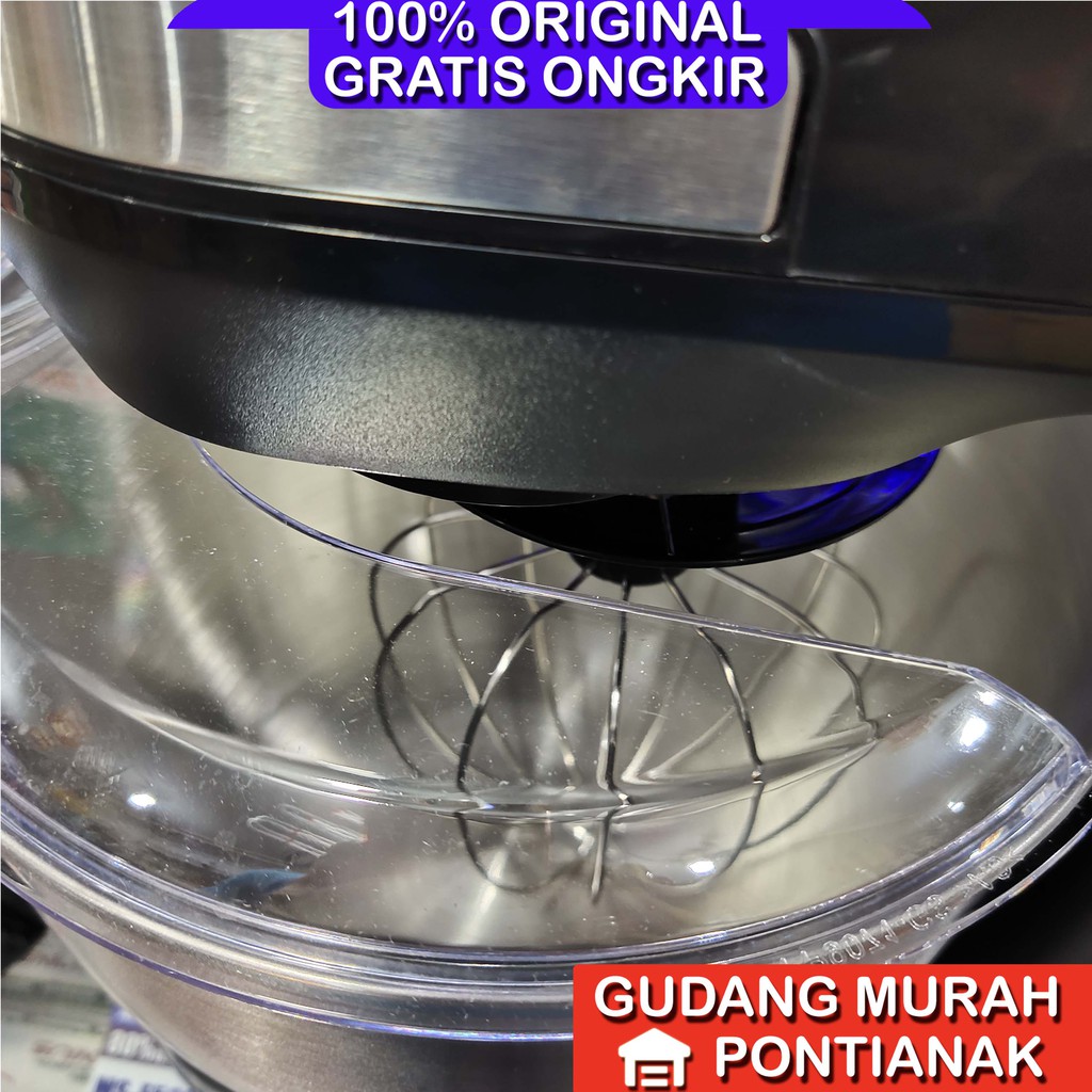 Mixer TURBO Grande EHM 9595 Jumbo size 5 Liter Pengaduk pencampur adonan kue kuat