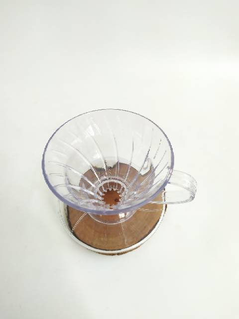 V60 01 Pour Over Acrylic Plastik Dripper Hario Style