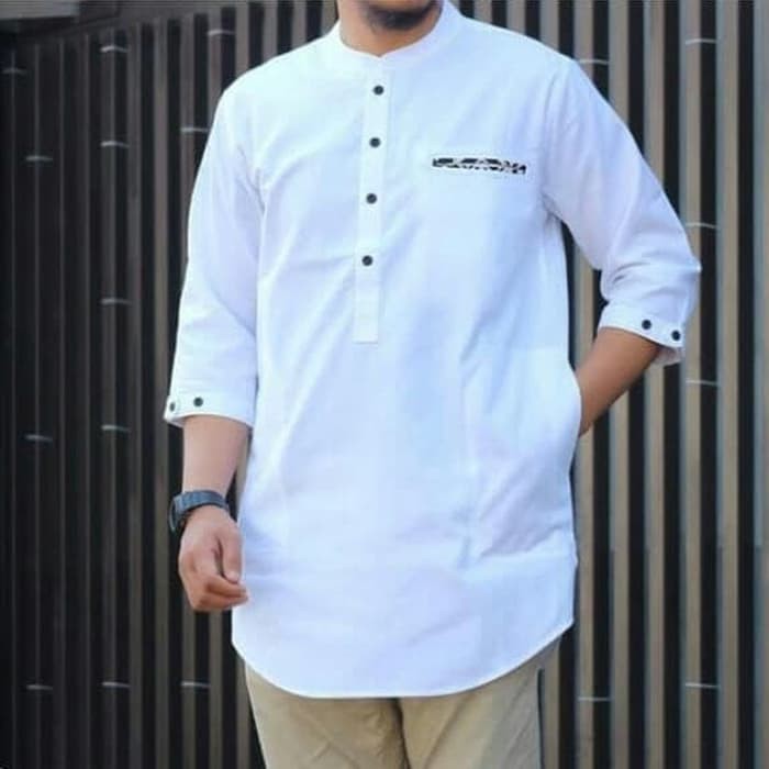 Baju Koko pria Lis simple batik original marajo