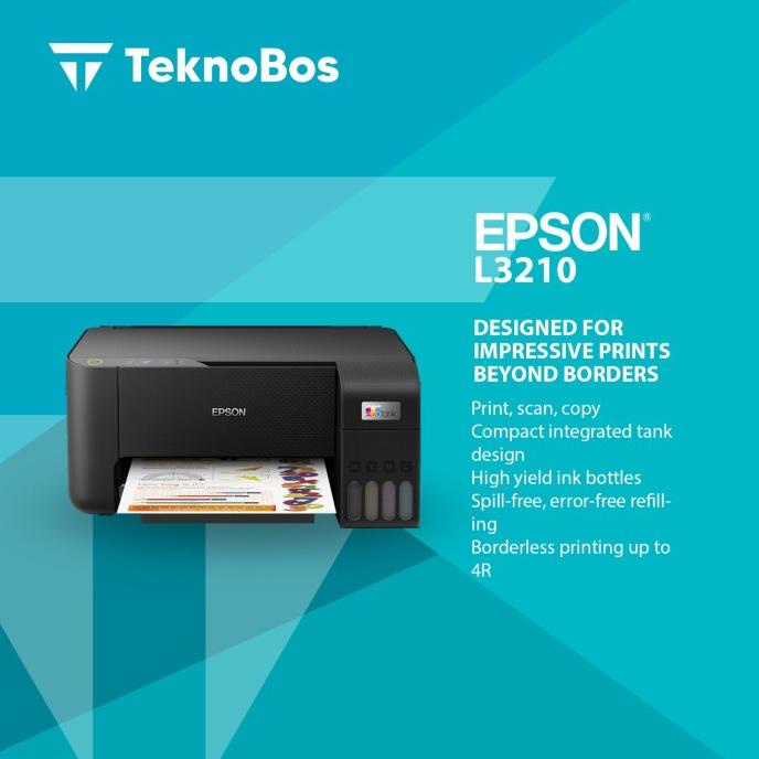 Epson L3210 Printer EcoTank Multifungsi - Print/Scan/Copy