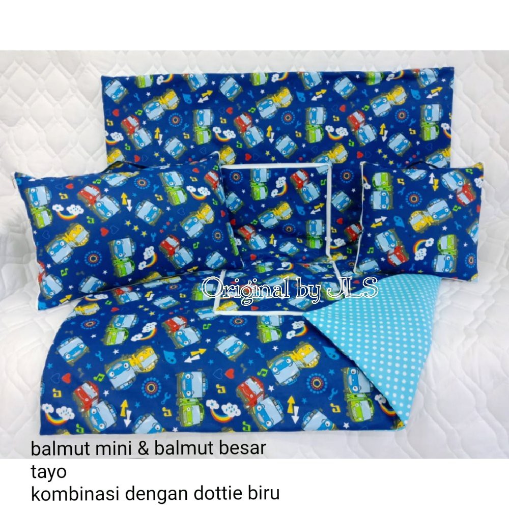 Jual Balmut  Bantal Selimut  Besar Tayo Bus Blue Murah