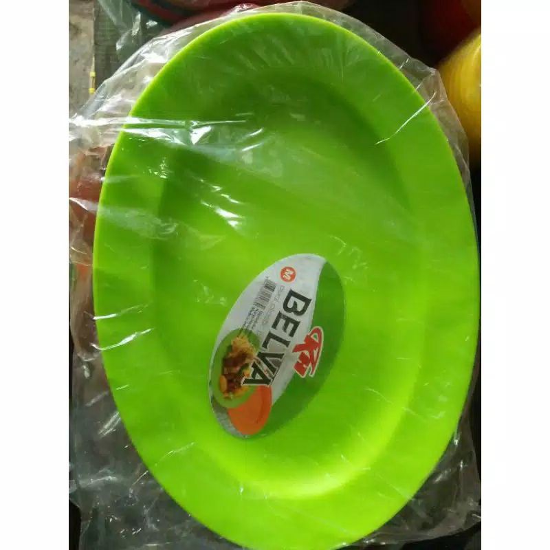 1pc piring lodor /oval melamine