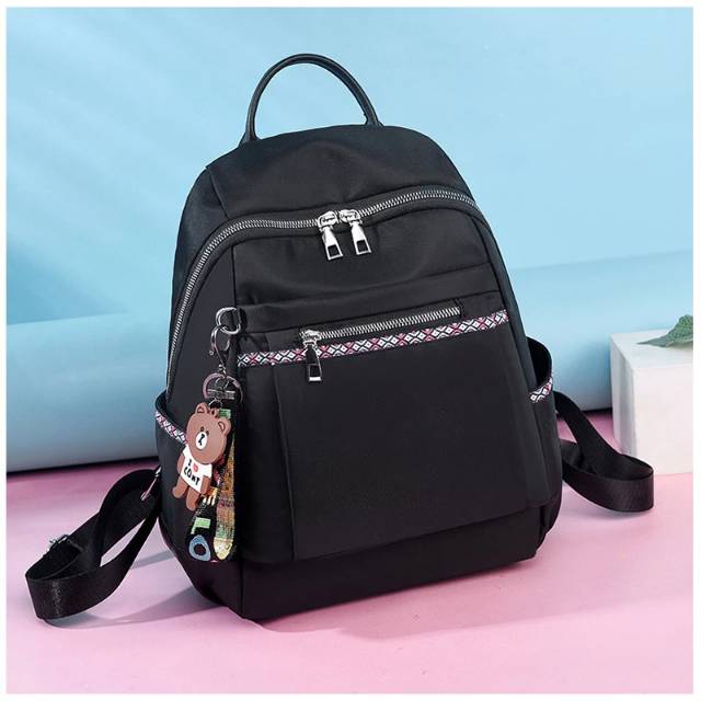 [COD] Tas Ransel Wanita Batam Fashion Korea Gadis Mewah Terbaru Backpack Murah