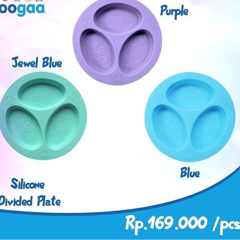 Oogaa Silicone Divided Plate