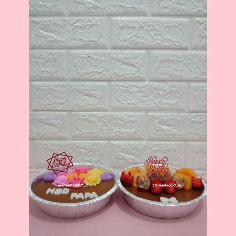 

[Bisa Untuk Hari H] Dapat 2 pcs Pudding foil / Pudding ulang tahun / hampers pudding / puding foil / pudding buah / pudding bunga / pudding coklat / kue ulang tahun