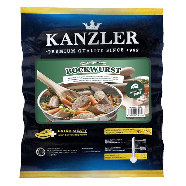 

Kanzler Bockwurst 360Gr Surabaya