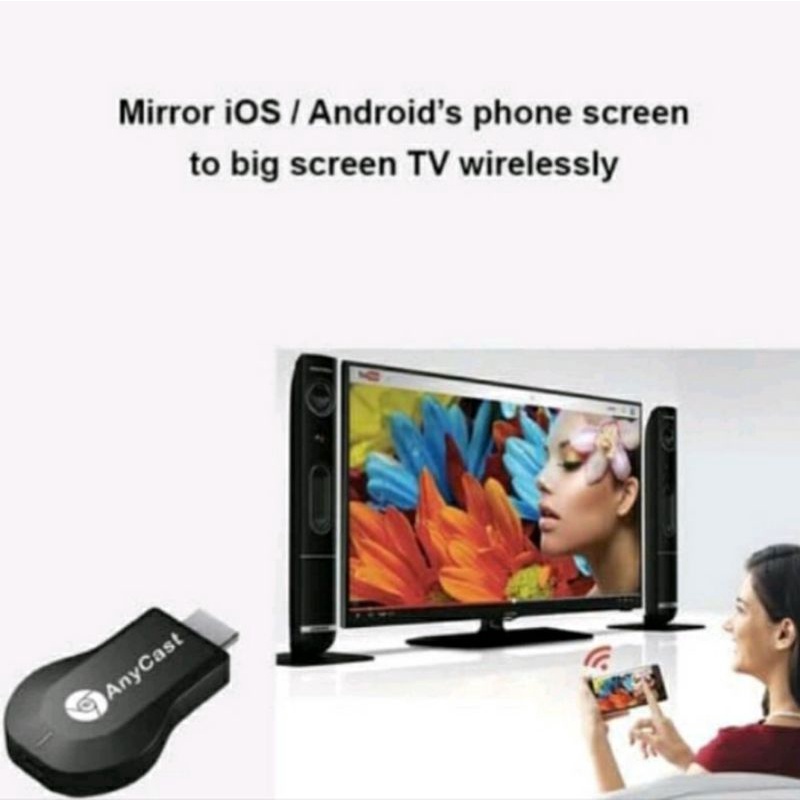 [MURAH] DONGLE HDMI ANYCASE WIFI DISPLAY RECEIVER TV PADMA