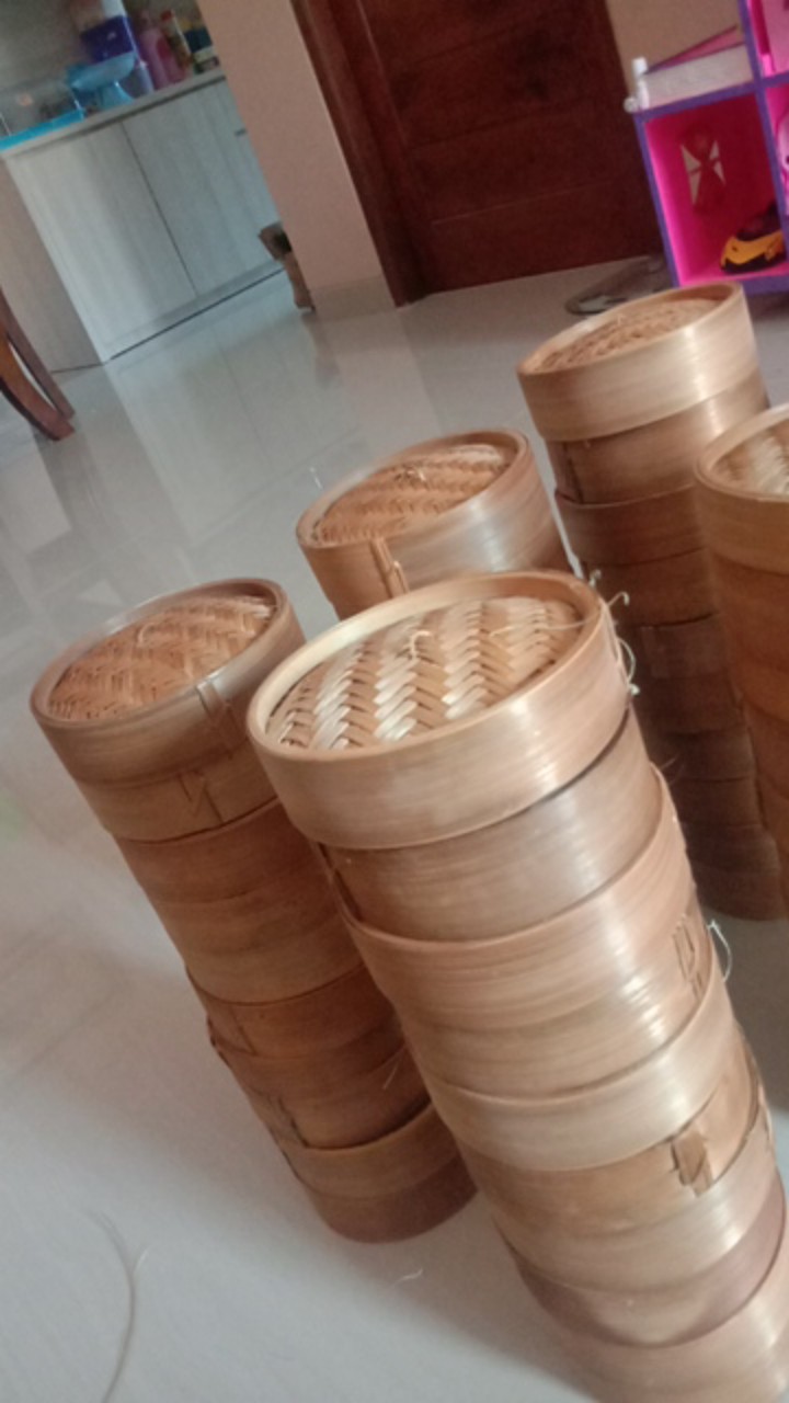 Tempat Dimsum Satuan 13cm/klakat Basket Kukusan Dim Sum Anyaman