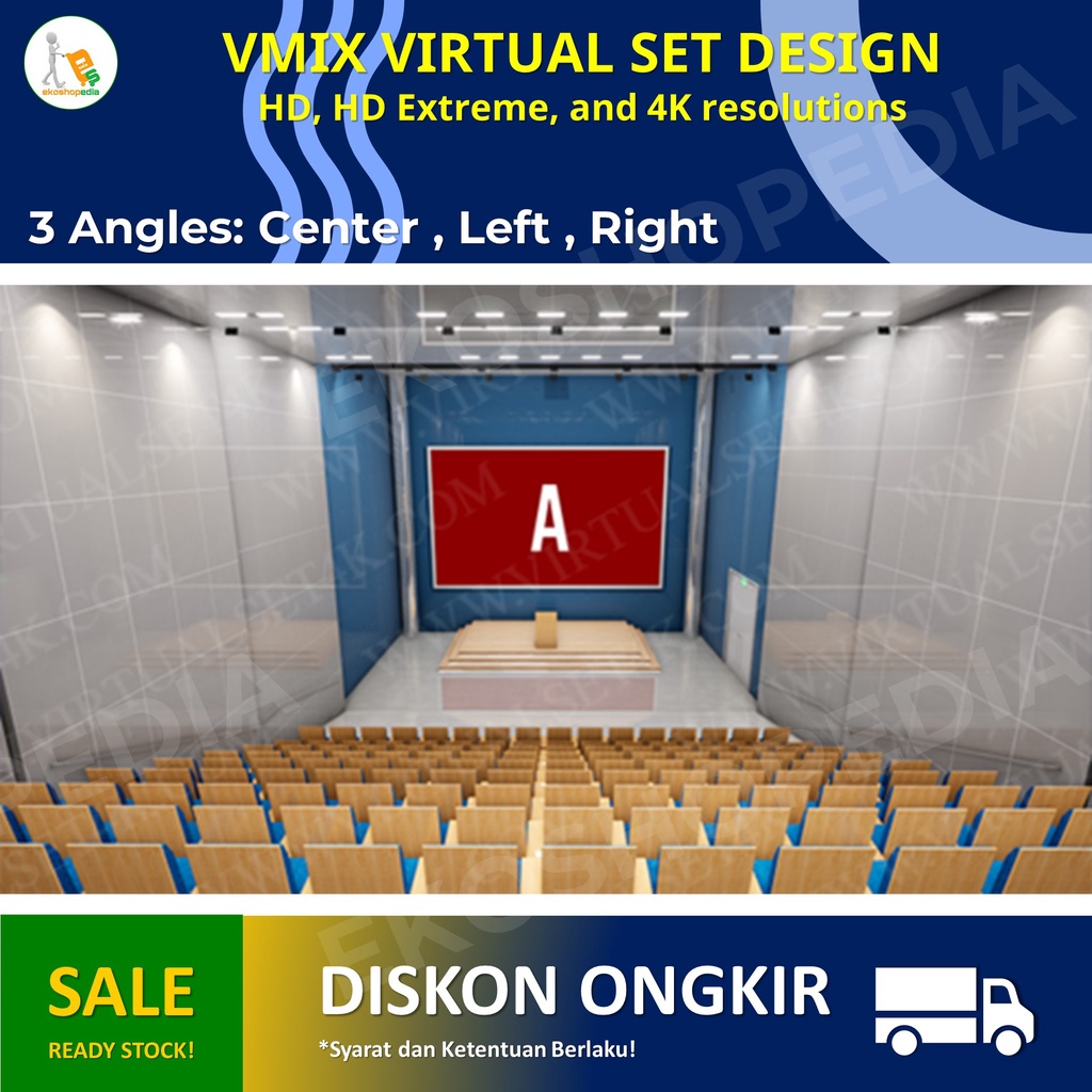 VMIX VIRTUAL SET DESIGN 4K - STAGE 02 v30