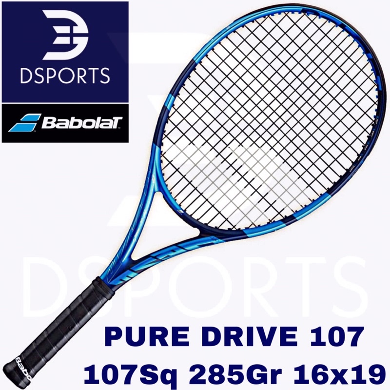 Babolat Pure Drive 107 sq 285 gram gr 2021 ( Racket Tennis Tenis Raket ) ORIGINAL