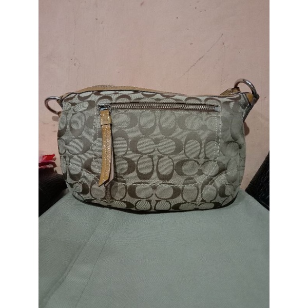 Coach soulder bag canvas PL