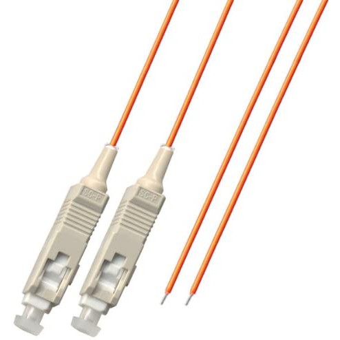 Fiber Optik Pigtail SC UPC Pigtail Multimode OM2 2 mm 1.5 meter