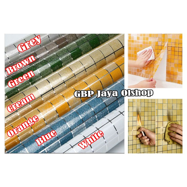  Wallpaper  Dinding Dapur  45cm x 5meter Shopee  Indonesia