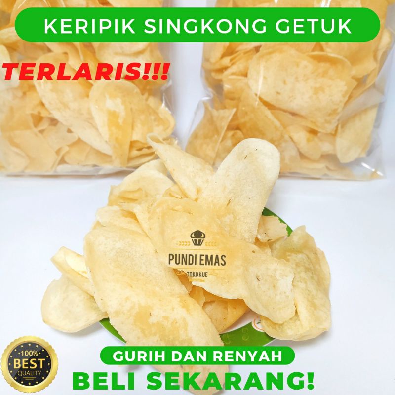 Keripik Singkong GETUK Asin Gurih 250gr