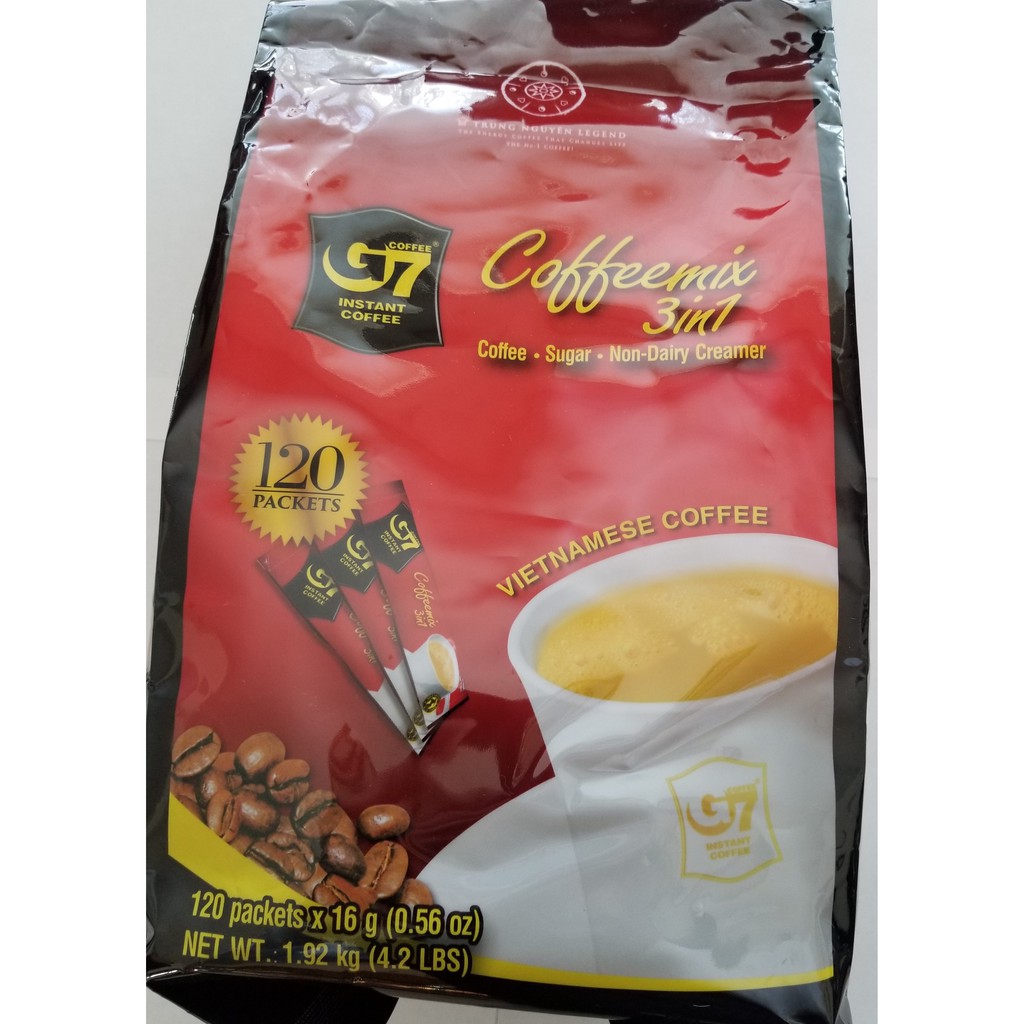 

COFFEEMIX 3 IN 1, The Leading Vietnamese Coffee by Trung Nguyen, 120 Pak.