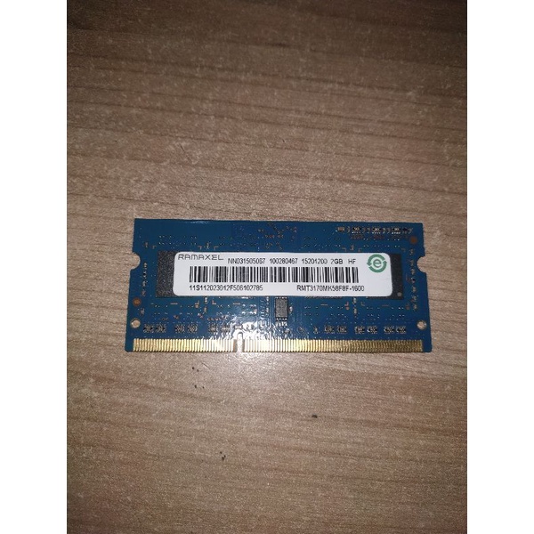 RAM DDR3L Ramaxel 2GB PC1600 Low Voltage