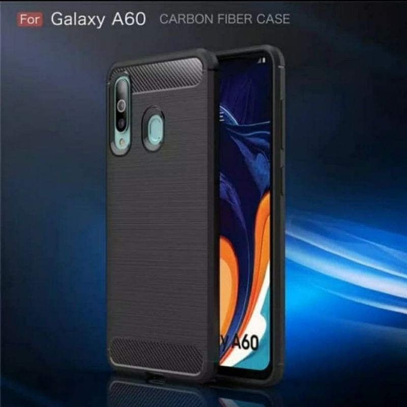 Softcase Slim Fit Carbon Samsung Galaxy A60 - UA