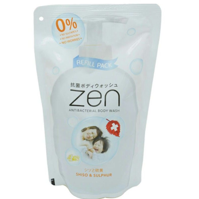 ZEN ANTIBACTERIAL BODY WASH REFILL 400ML - SABUN MANDI CAIR