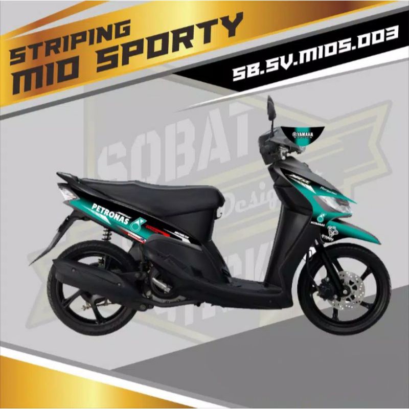 stripping stiker variasi Mio Sporty/Mio smile variasi Stiker scotlait stickers Petronas
