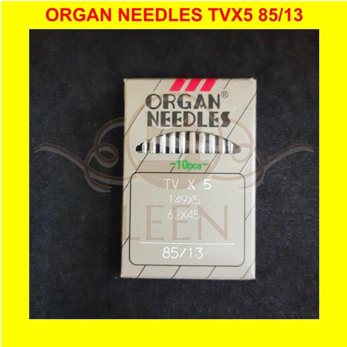 Jarum ORGAN TVx5 13 Make Up Japan Needles TV X 5 Mesin Mike Up LEEN